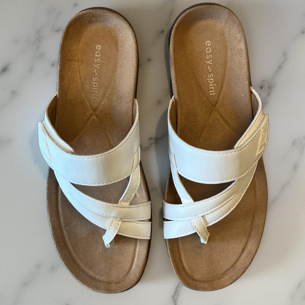 Easy Spirit Women's Wilamena White Sandals - Size 6 - Picture 2 of 11